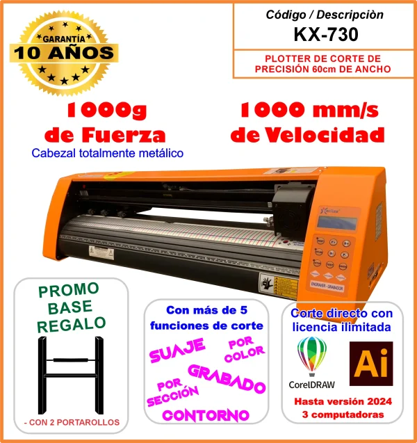 KX-730 PLOTTER SERIE PRECISIÓN 60CM ANCHO - Imagen 2