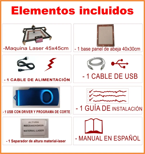 LAS5X CORTADOR / GRABADOR LASER DE 5W - Imagen 6