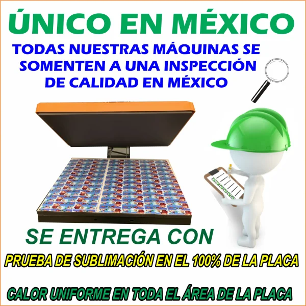 INDUST-38MX PLANCHA DE SUBLIMACIÓN BASE FIJA 10 AÑOS DE GARANTÍA. - Imagen 4