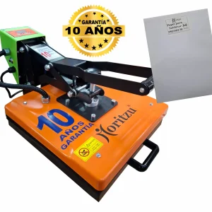 INDUST-38MX PLANCHA DE SUBLIMACIÓN BASE FIJA 10 AÑOS DE GARANTÍA.