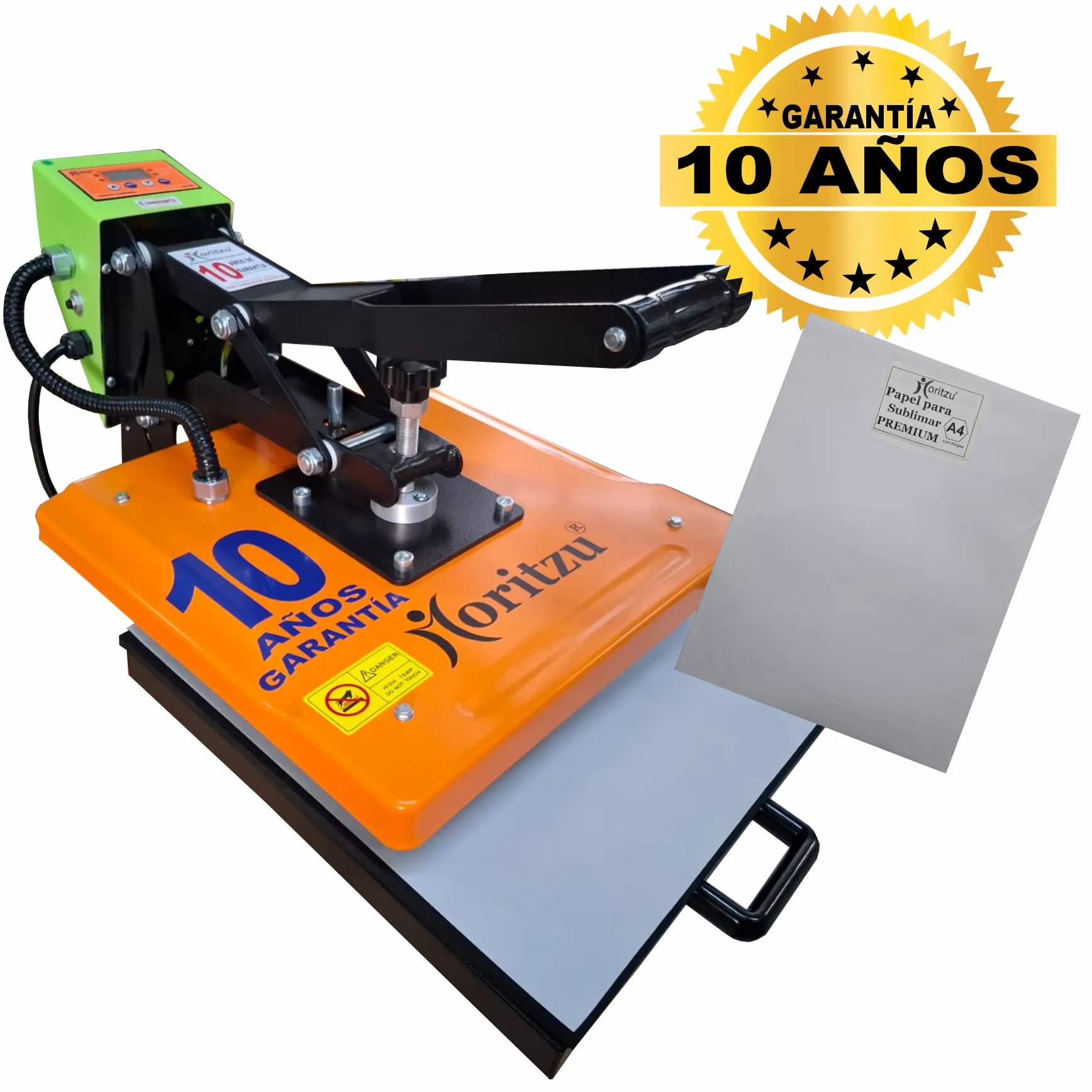 INDUST-38SL MX PLANCHA DE SUBLIMACIÓN BASE DESLIZABLE 10 AÑOS DE GARANTÍA.