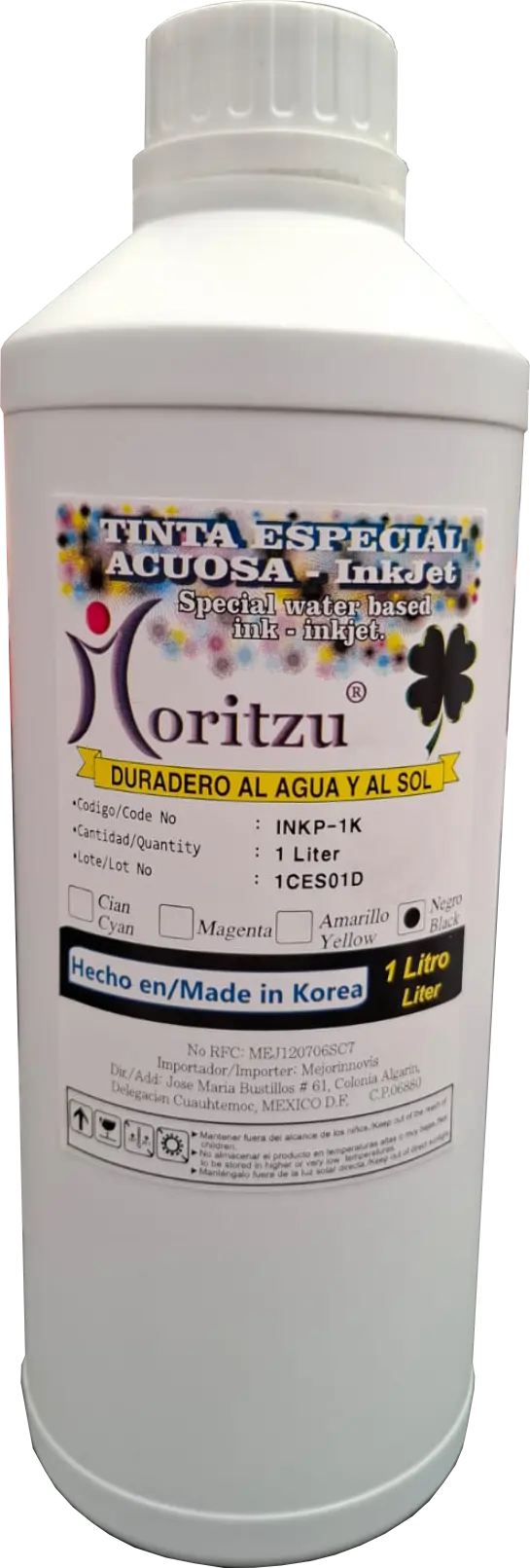 INKP-1KLT NEGRO 1 LITRO