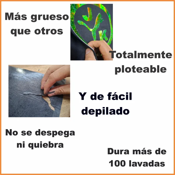 VINIL TEXTIL EFECTO 3D HOJA 20x25cm - Imagen 3