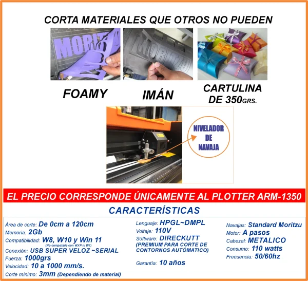 ARM-1300, PLOTTER DE CORTE 120cm CONTORNO AUTOMÁTICO SIGNMASTER - Imagen 9