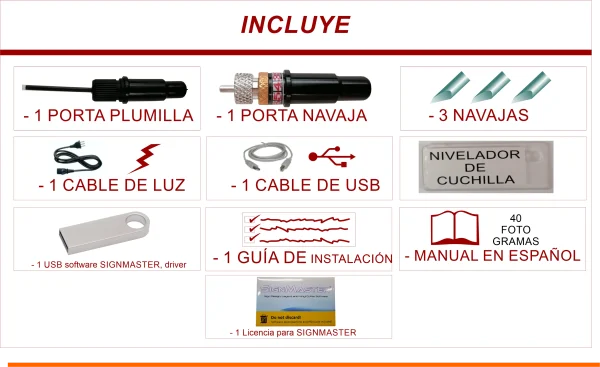 ARM-1300, PLOTTER DE CORTE 120cm CONTORNO AUTOMÁTICO SIGNMASTER - Imagen 6