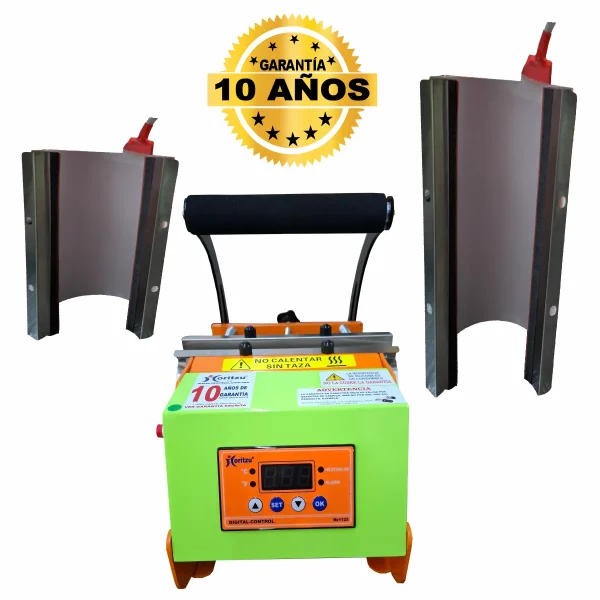 MX90-M2 PLANCHA PARA TAZAS Y TERMOS 2 RESISTENCIAS 11 Y 20Oz 10 AÑOS DE GARANTÍA