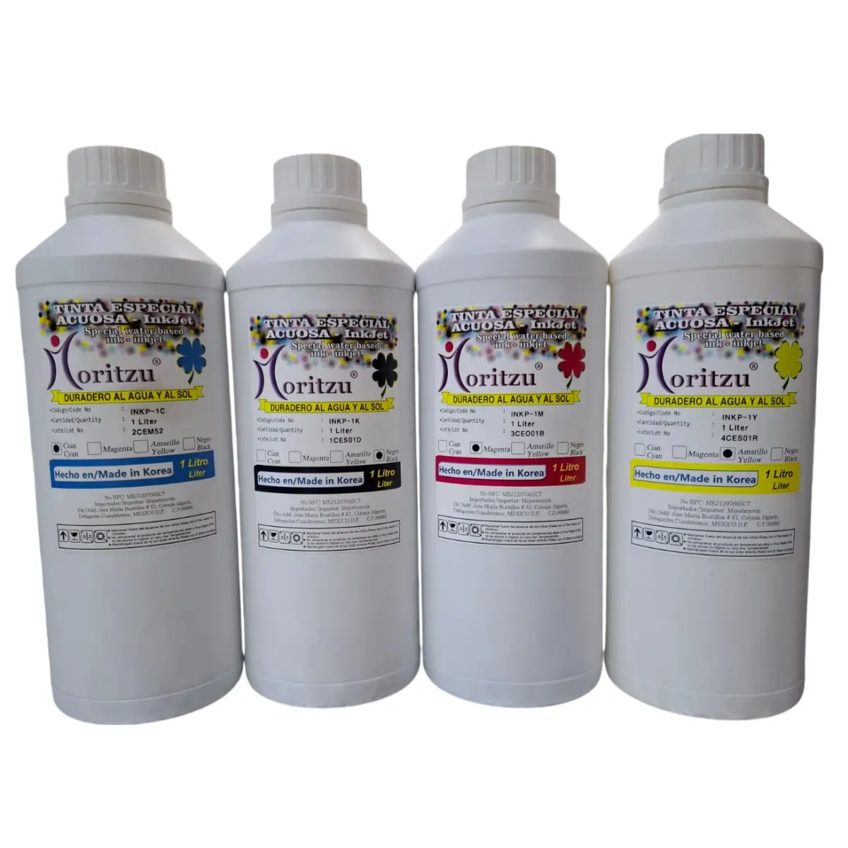 TINTA BASE AGUA INKJET MORITZU 1L