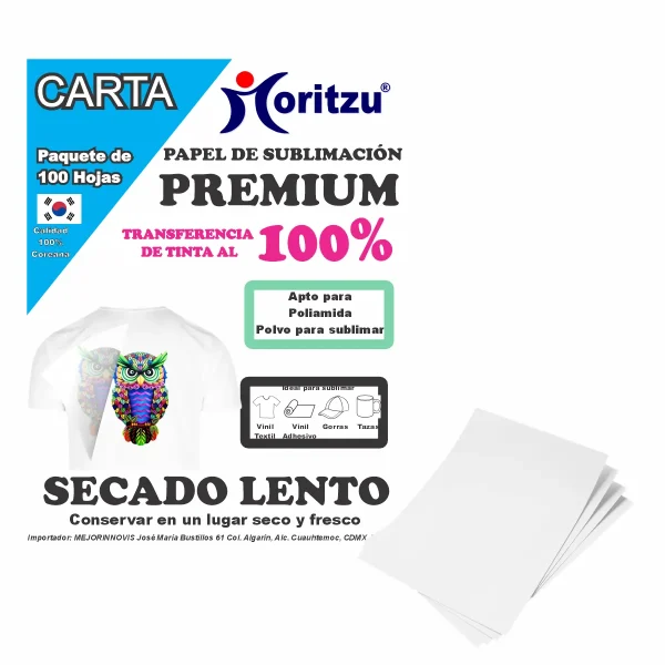 C-PASUB, PAPEL PREMIUM SECADO LENTO TAMAÑO CARTA