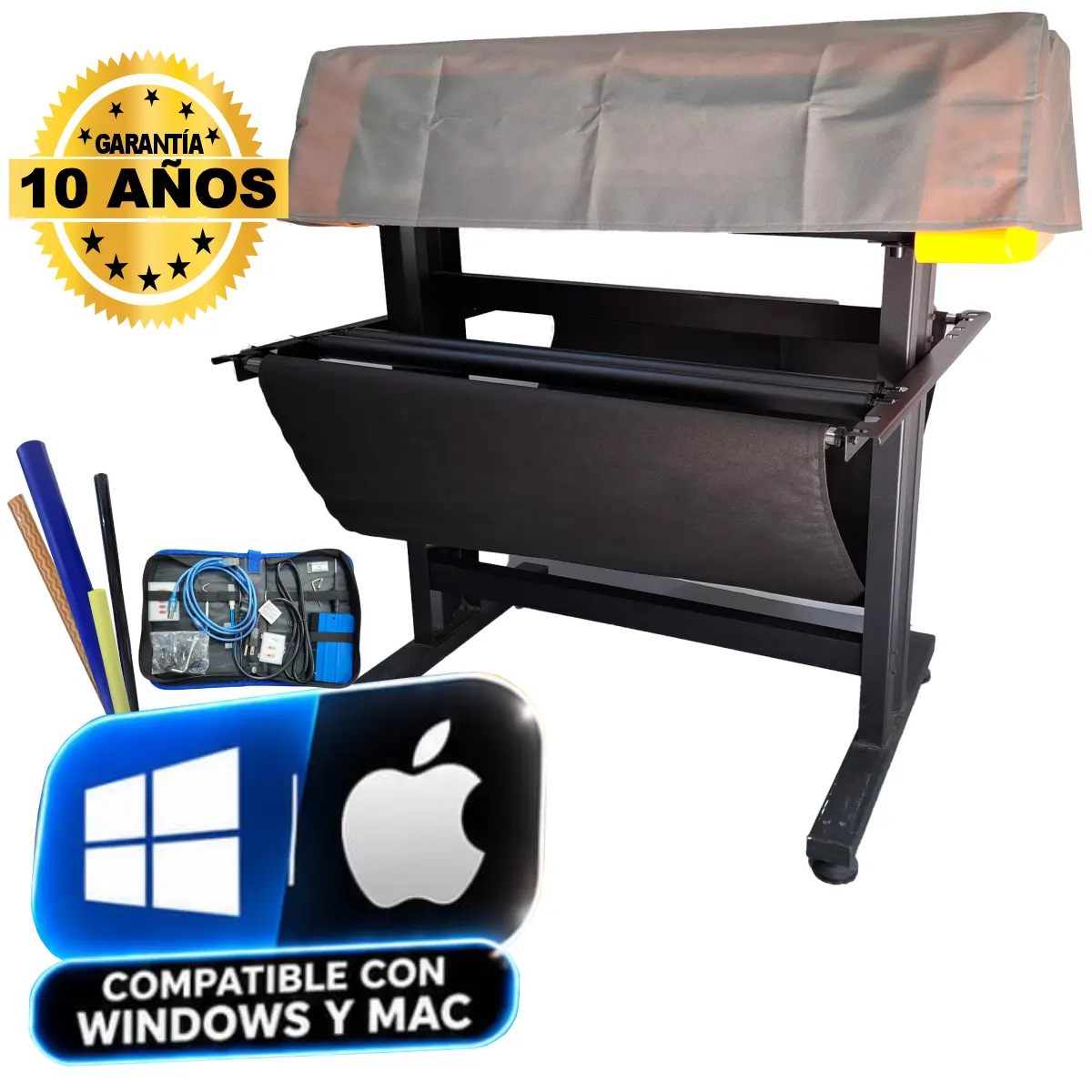 ARM-1300, PLOTTER DE CORTE 120cm CONTORNO AUTOMÁTICO WINDOWS Y MAC, CORTE DIRECTO CORELDRAW